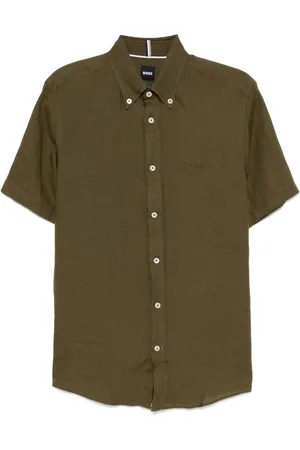 HUGO BOSS Logo-embroidered shirt