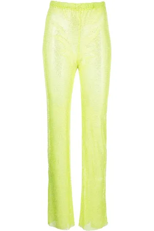SANTA BRANDS Rhinestone-embellished straight trousers