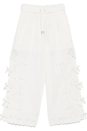 Self-Portrait Embroidered trousers