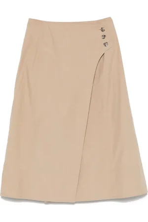 Paul Smith Wrap midi skirt