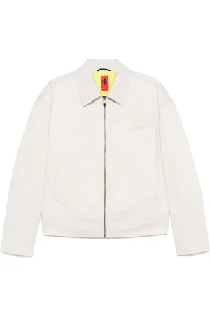 FERRARI Cotton gabardine bomber jacket