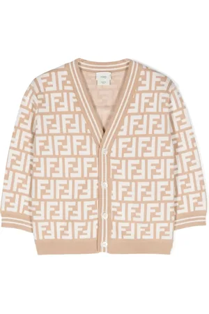 Fendi FF-motif cotton cardigan
