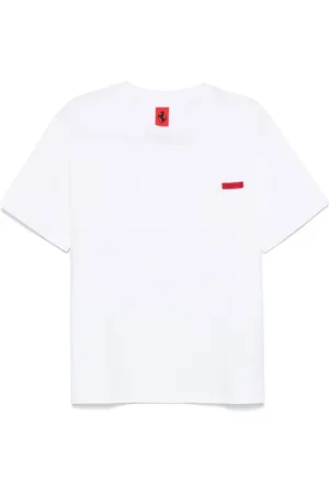 FERRARI Patch-pocket cotton T-shirt