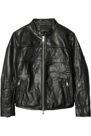 Purple Brand Logo-embroidered jacket