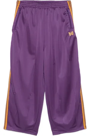 Pins & Needles Butterfly-embroidered track pants