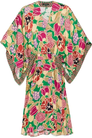 BARBARA BUI Floral-print midi dress