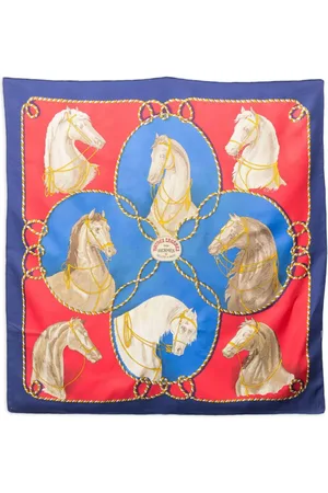 Hermès 1974 Brides Legers scarf