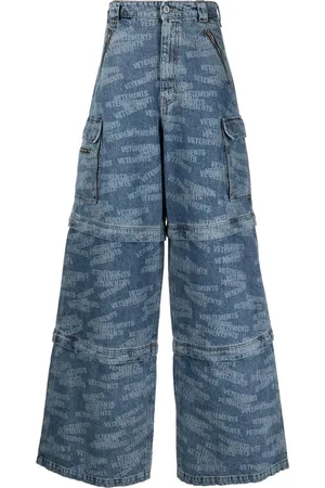 Vetements Transformer logo-print jeans