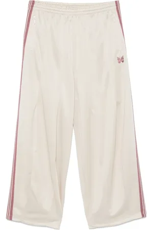 Pins & Needles Butterfly-embroidered track pants