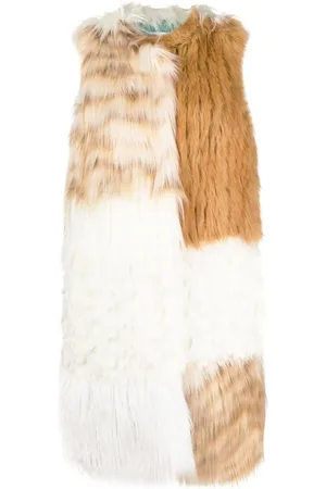 ALABAMA MUSE Oversize faux-fur gilet