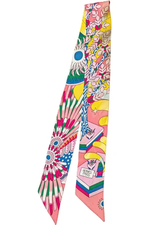 Hermès 2010-2024 La Source de Pegase Silk Twilly Scarf scarves
