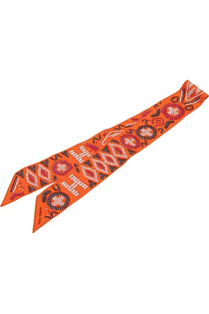 Hermès 20th Century Kelly en Perles Silk Twilly Scarf scarves