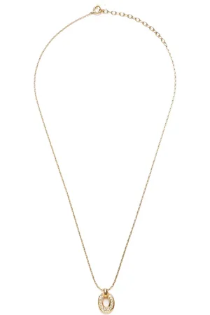 Dior 1990-2015 rhinestone-embellished pendant necklace