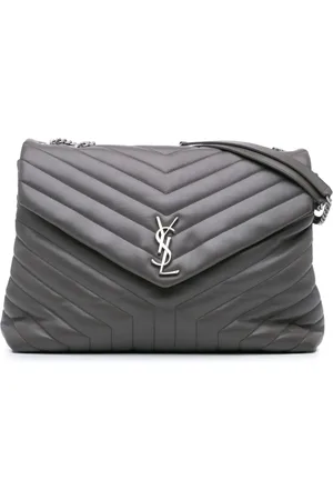 Saint Laurent 2017 Large Leather Monogram Matelasse LouLou shoulder bag