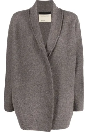 Frenckenberger Felted-finish cashmere cardigan