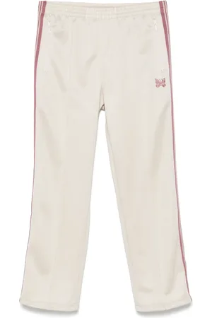 Pins & Needles Butterfly-embroidered track pants
