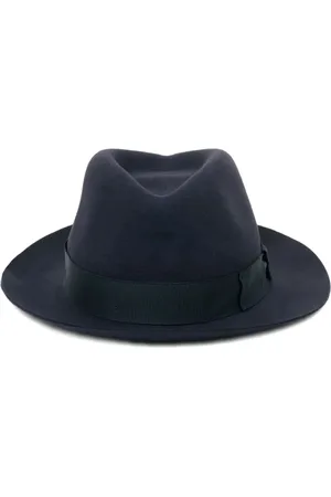 Borsalino Wool-felt fedora hat