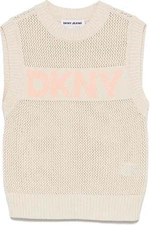 DKNY Logo-jacquard vest