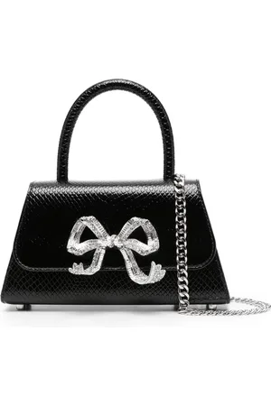 Self-Portrait The Bow leather mini bag