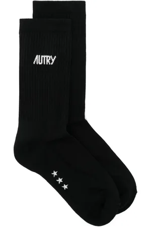 Autry Logo-intarsia socks