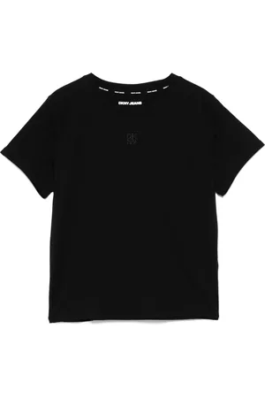 DKNY Logo-embroidered T-shirt