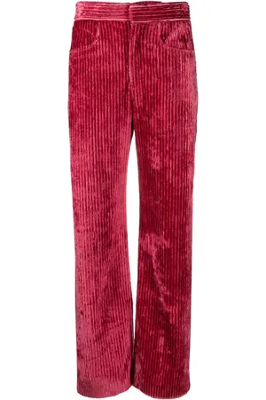 Isabel Marant Rwan cordoroy-finish trousers