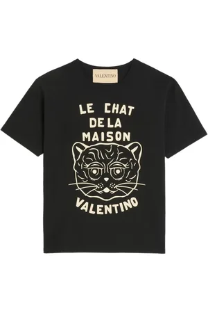 VALENTINO GARAVANI Chat De La Maison-print T-shirt