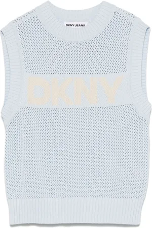 DKNY Logo-jacquard vest