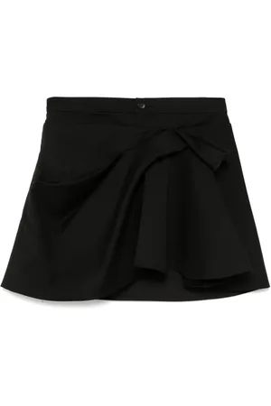 JNBY Gather-detail mini skirt