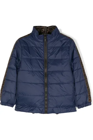 Fendi FF-pattern reversible padded jacket