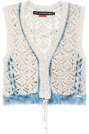 Andersson Bell Western lace-up knit vest