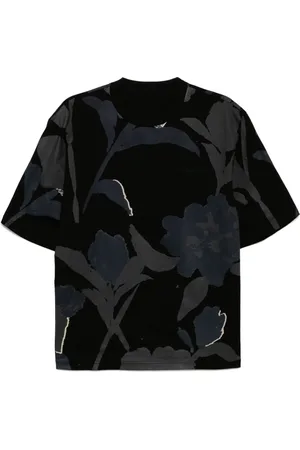 CROQUIS Plant-printed T-shirt