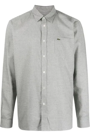 Lacoste Checked flannel cotton shirt