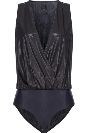 Pinko V-neck draped bodysuit