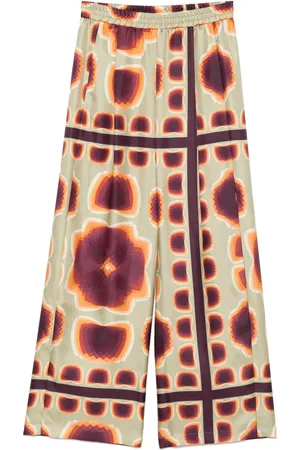 ODEEH Graphic-print trousers