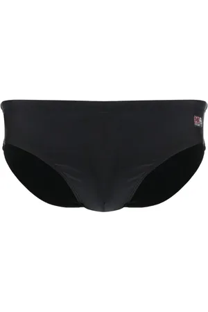 MC2 SAINT BARTH Logo-patch swimming trunks