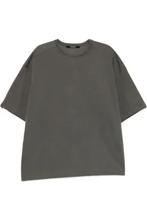 SONGZIO Asymmetric cut autograph T-shirt