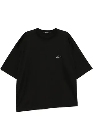 SONGZIO Asymmetric cut autograph T-shirt
