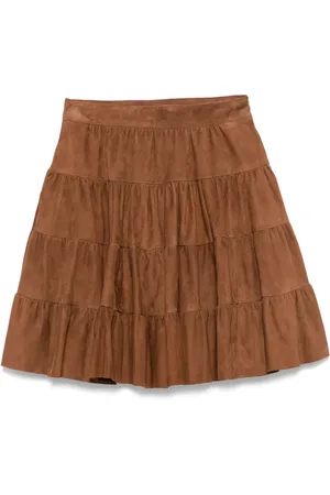 ERMANNO SCERVINO Suede mini skirt