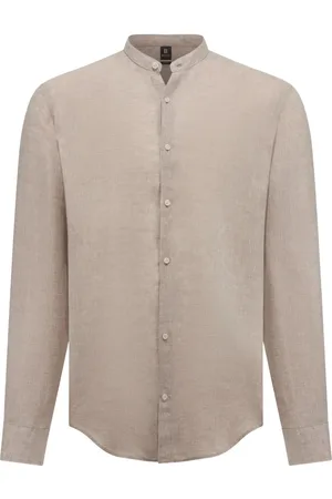 Boggi Milano Regular-fit linen shirt