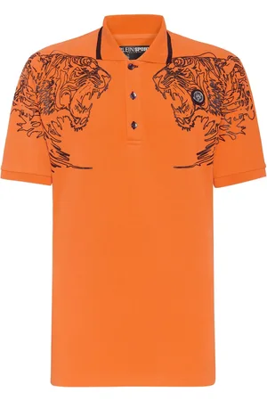 Philipp Plein Tiger cotton polo shirt