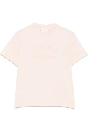 Elisabetta Franchi Rhinestone-logo T-shirt