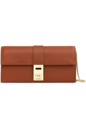 Salvatore Ferragamo Gancini clutch bag