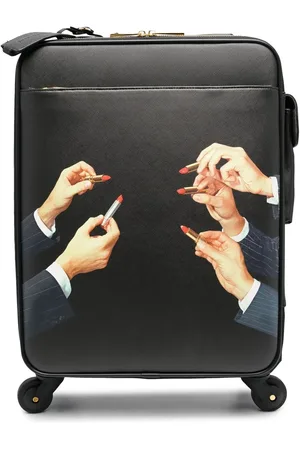 SELETTI Lipsticks-print suitcase
