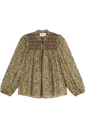 Bash Floral-print smock blouse