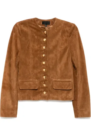 NILI LOTAN Nanon suede jacket