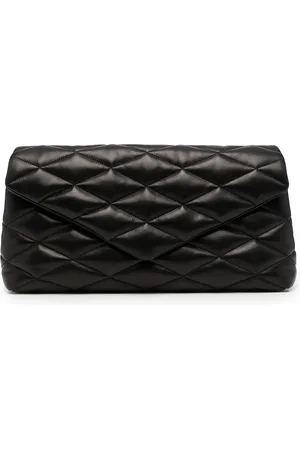 Saint Laurent Sade Puffer clutch bag