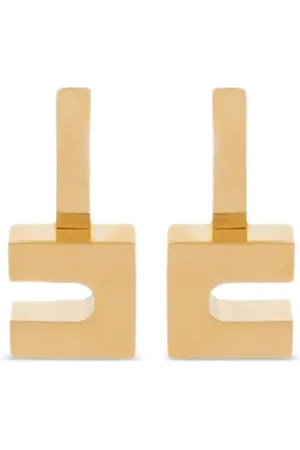 Elisabetta Franchi Logo earrings