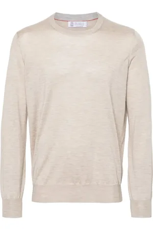 Brunello Cucinelli Mélange fine-knit jumper