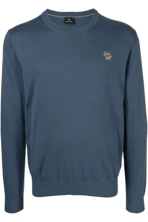 Paul Smith Zebra-motif crew-neck jumper